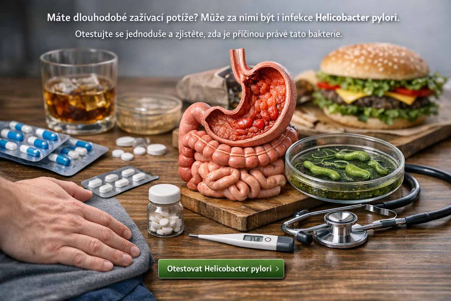 Potíže trávení, zažívání, nemoci žaludku, žaludeční problémy