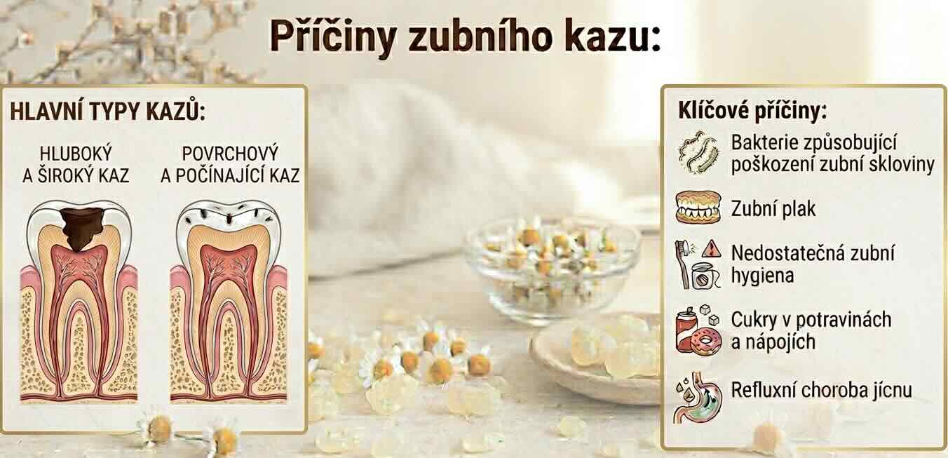 Příčiny zubního kazu