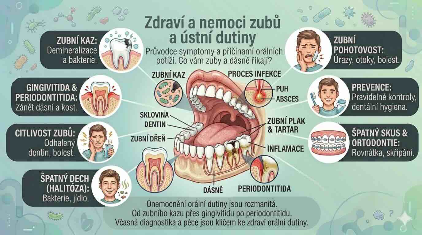 Zdraví a nemoci zubů a ústní dutiny