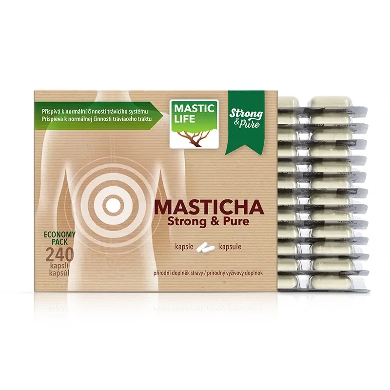 Masticha Strong&Pure Economy Pack (240 kapslí) Masticlife