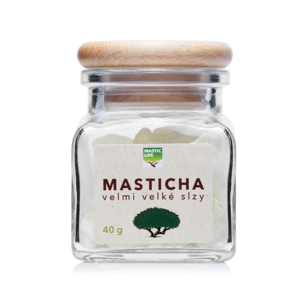 Masticha limitovaná edice, velmi velké slzy (40 g nutné drcení doma)