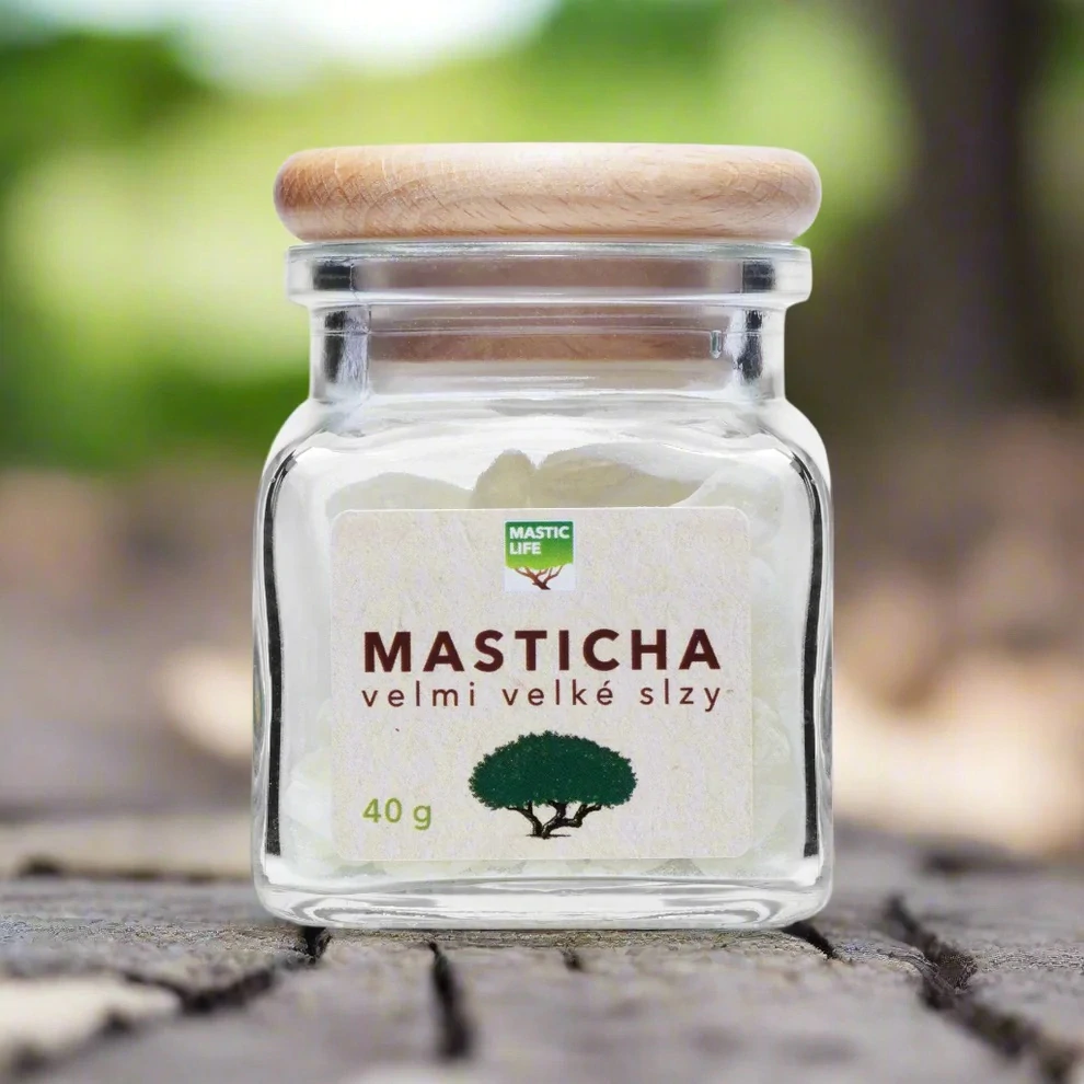 Masticha limitovaná edice, velmi velké slzy (40 g nutné drcení doma)